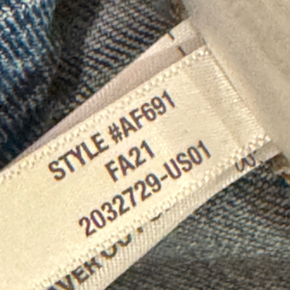 Madewell Women’s Perfect Vintage Jean High Rise Raw Hem Size 25 NWOT - Picture 14 of 16
